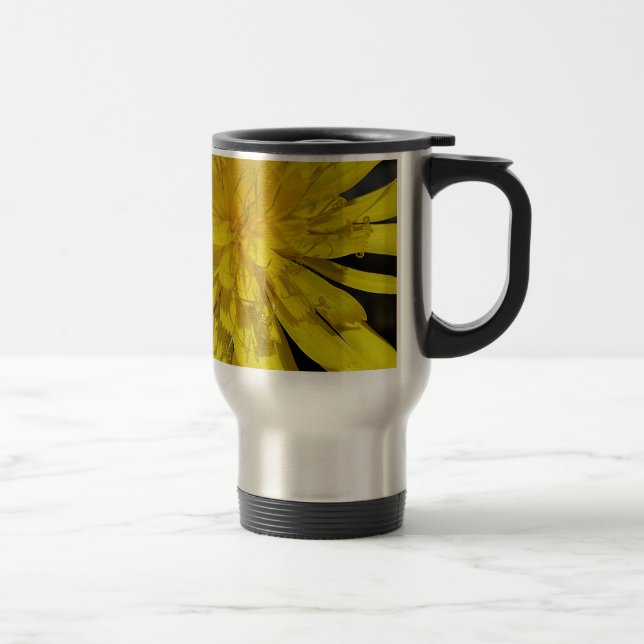 Hübsche Löwenzahnblüte Travel Mug (Right)