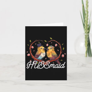Hubsmaid Bride Funny Future Wife Humour Wedding Br Card