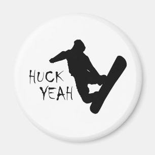 Huck Yeah (Snowboarding) Magnet