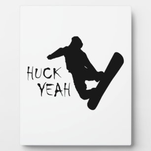 Huck Yeah (Snowboarding) Plaque