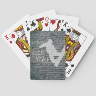 Huck Yeah (Snowboarding) Playing Cards