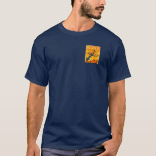 Huckfest T with state flag T-Shirt