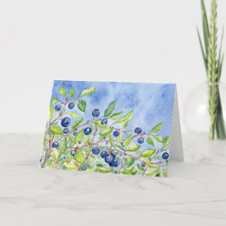 "Huckleberries" Greeting Card