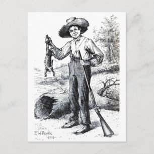 Huckleberry Finn Postcard
