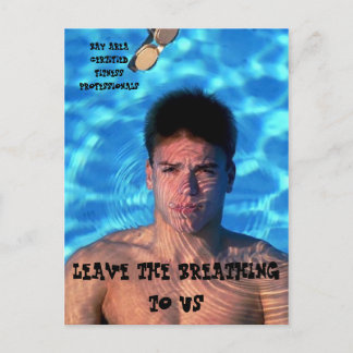 hudepohl_zoom, LEAVE THE BREATHING TO US, BAY A... Postcard