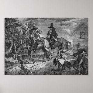 Hudibras Sallies Forth, Plate II Poster
