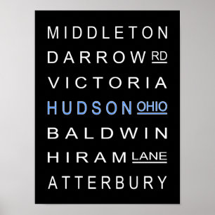 Hudson and Her Streets Poster