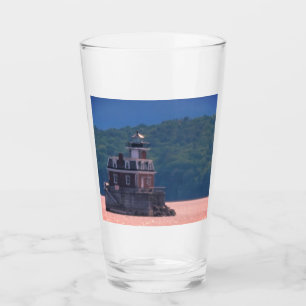 Hudson Athens Lighthouse - Hudson City Light, NY Glass