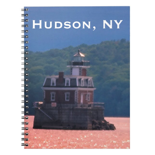 Hudson Athens Lighthouse - Hudson City Light, NY Notebook (Front)