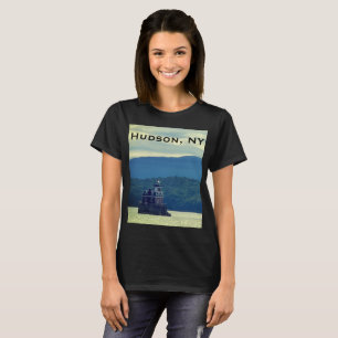 Hudson Athens Lighthouse - Hudson City Light, NY T T-Shirt