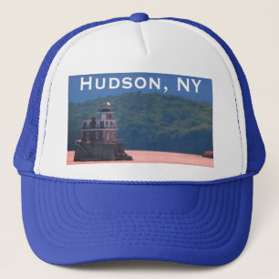 Hudson Athens Lighthouse - Hudson City Light, NY Trucker Hat