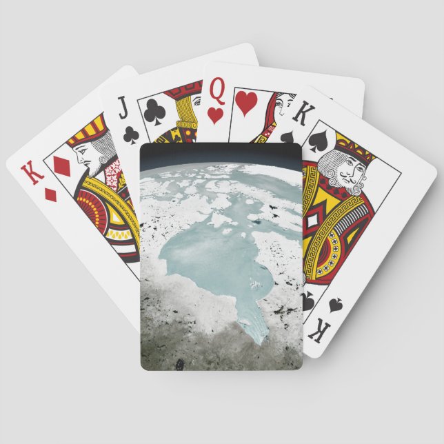 Hudson Bay Sea Ice On April 29, 2006. Playing Cards (Back)