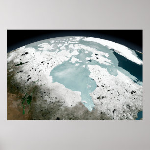 Hudson Bay Sea Ice On April 29, 2006. Poster