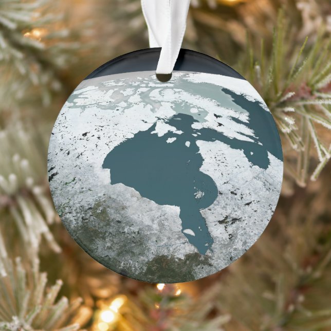 Hudson Bay Sea Ice On November 14, 2005. Ornament (Tree)