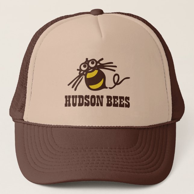 Hudson Bees Baseball Cap (Brown) (Front)