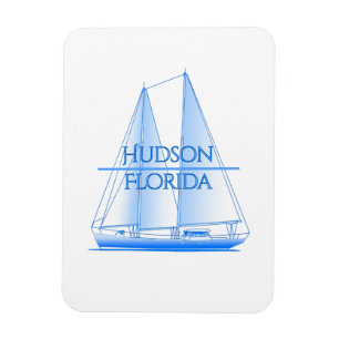 Hudson Coastal Nautical Sailing Sailor Magnet