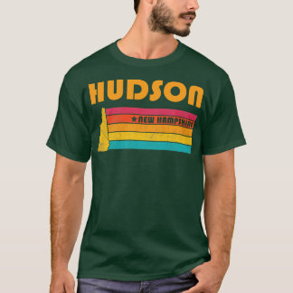 Hudson New Hampshire Vintage Distressed Souvenir T-Shirt