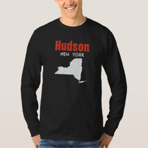 Hudson New York USA State America Travel New Yorke T-Shirt
