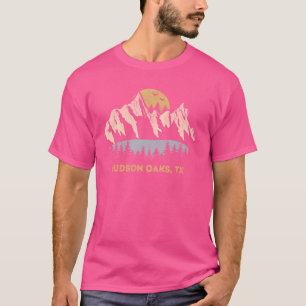 Hudson Oaks Texas Mountain Sunset Sunrise TX T-Shirt