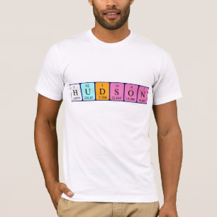 Hudson periodic table name shirt
