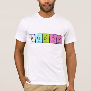 Hudson periodic table name shirt