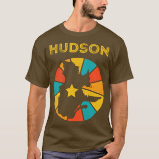 Hudson Quebec Canada Vintage Distressed Souvenir 1 T-Shirt