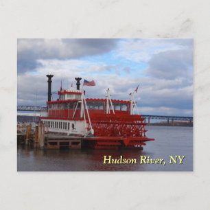 Hudson River Ferry Postcard
