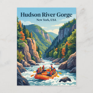 Hudson River Gorge, New York, USA Postcard