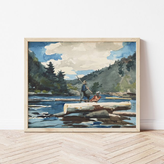 Hudson River, Logging | Winslow Homer Poster (Creator Uploaded)