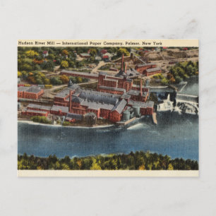 Hudson River Mill, Palmer, New York Postcard