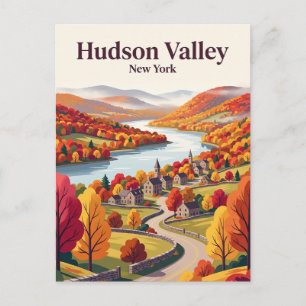Hudson Valley, New York, USA Postcard