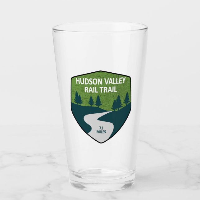 Hudson Valley Rail Trail New York Glass (Front)