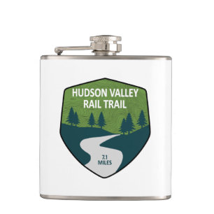 Hudson Valley Rail Trail New York Hip Flask