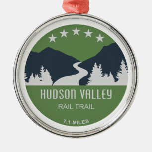Hudson Valley Rail Trail New York Metal Tree Decoration