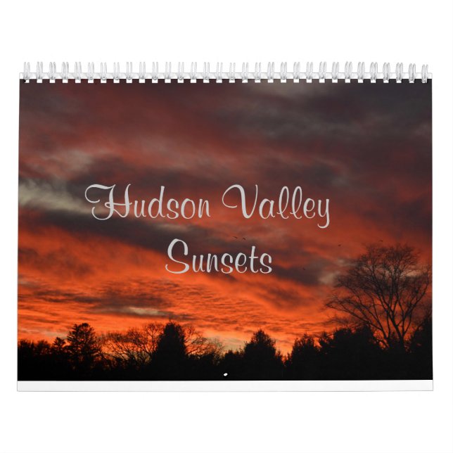 Hudson Valley Sunsets Calendar (Cover)