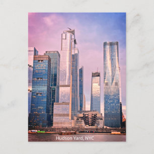 Hudson Yard from Staten Island Ferry NYC Postcard