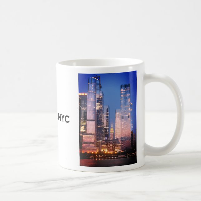 Hudson Yards (Vessel) Empire State Building, NYC Coffee Mug (Right)