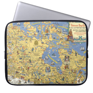 Hudson's Bay Company - Map of Canada Laptop Sleeve