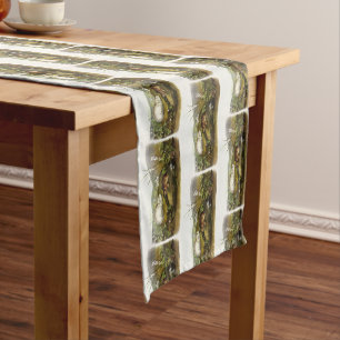 Hudson's Bay (Ungava Collared) Lemming by Audubon Medium Table Runner