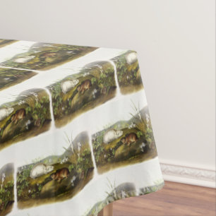 Hudson's Bay (Ungava Collared) Lemming by Audubon Tablecloth
