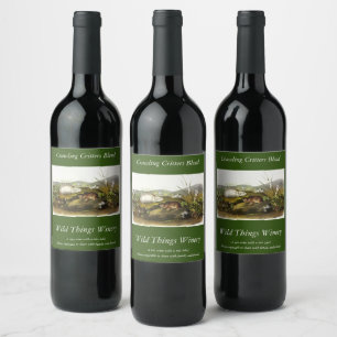 Hudson's Bay (Ungava Collared) Lemming by Audubon Wine Label