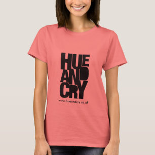 Hue and Cry - T-shirt (Ladies Ringer)