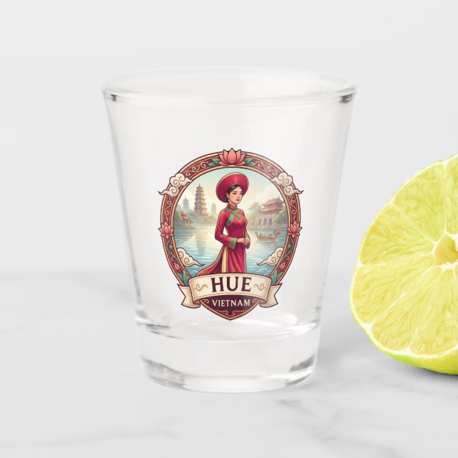 Hue Vietnam Shot Glass (Front)