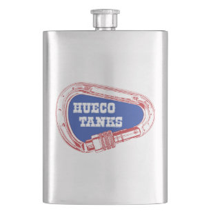 Hueco Tanks Carabiner Hip Flask