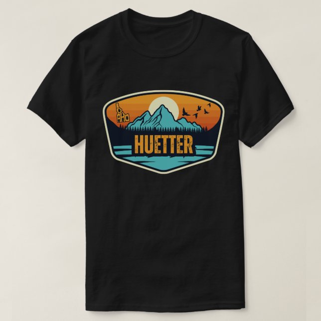 Huetter, Idaho T-Shirt (Design Front)