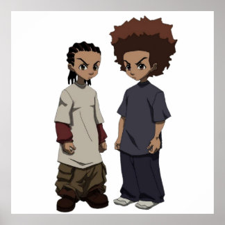 Huey and Riley Freeman RIP Grandpa Freeman Poster