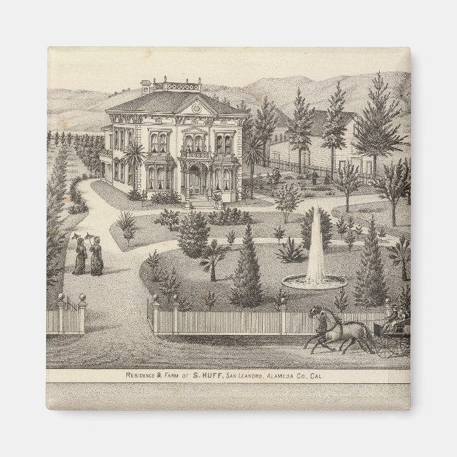 Huff, Owen residences Magnet (Front)