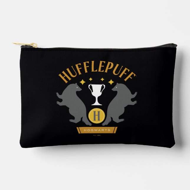 HUFFLEPUFF™ Badger and Cup House Pride Graphic Accessory Pouch (Front)