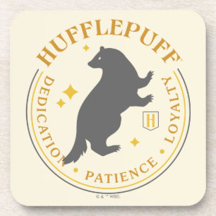 HUFFLEPUFF™ Badger House Pride Badge Coaster