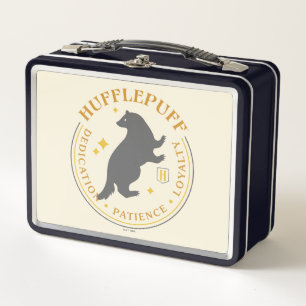 HUFFLEPUFF™ Badger House Pride Badge Metal Lunch Box